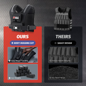 Performance Y-Shaped Weighted Vest - Adjustable Weight