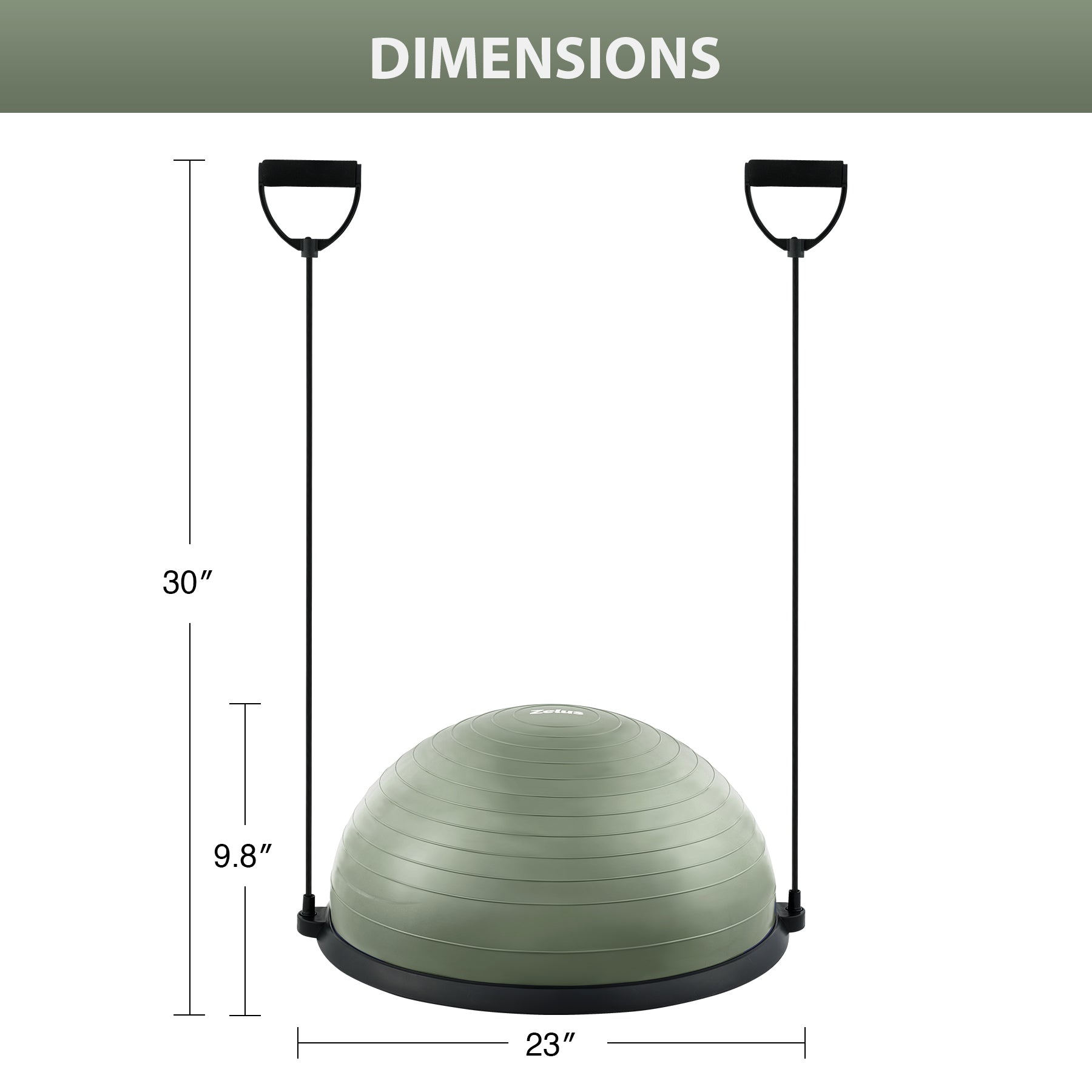 green Fitness Balance ball 