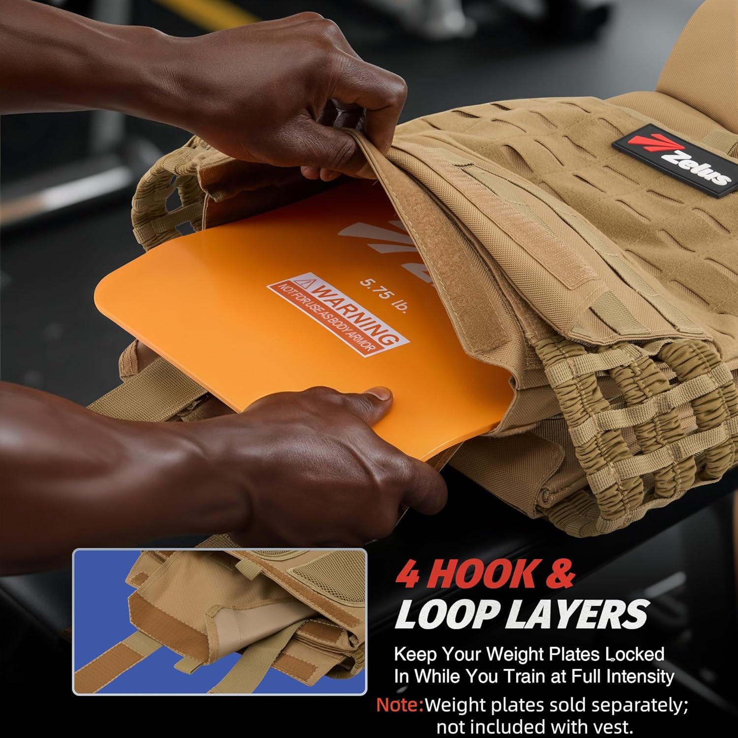 Performance Y-Shaped  Weighted Vest - Adjustable Weight