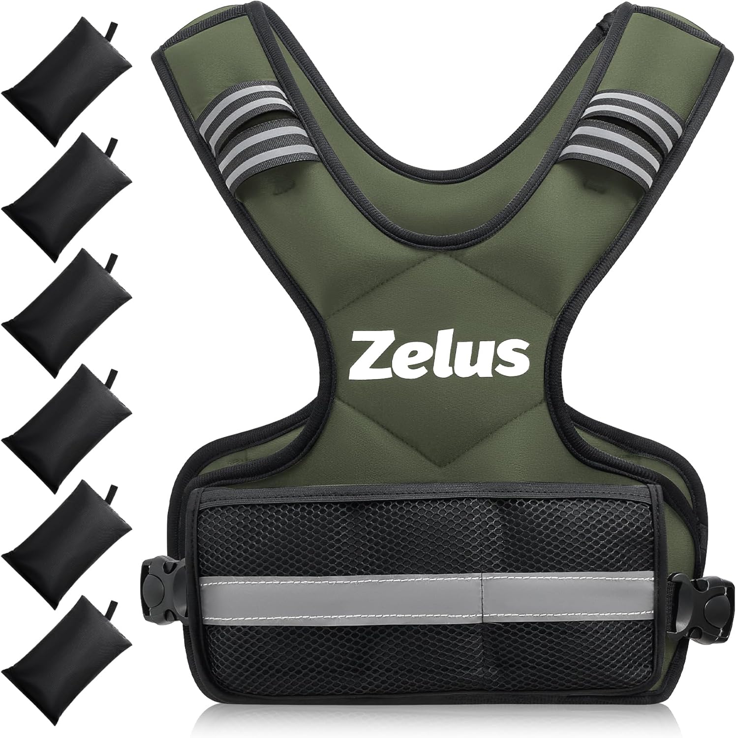 Classic Y-Shaped Weighted Vest - Adjustable Weight – ZelusFitness