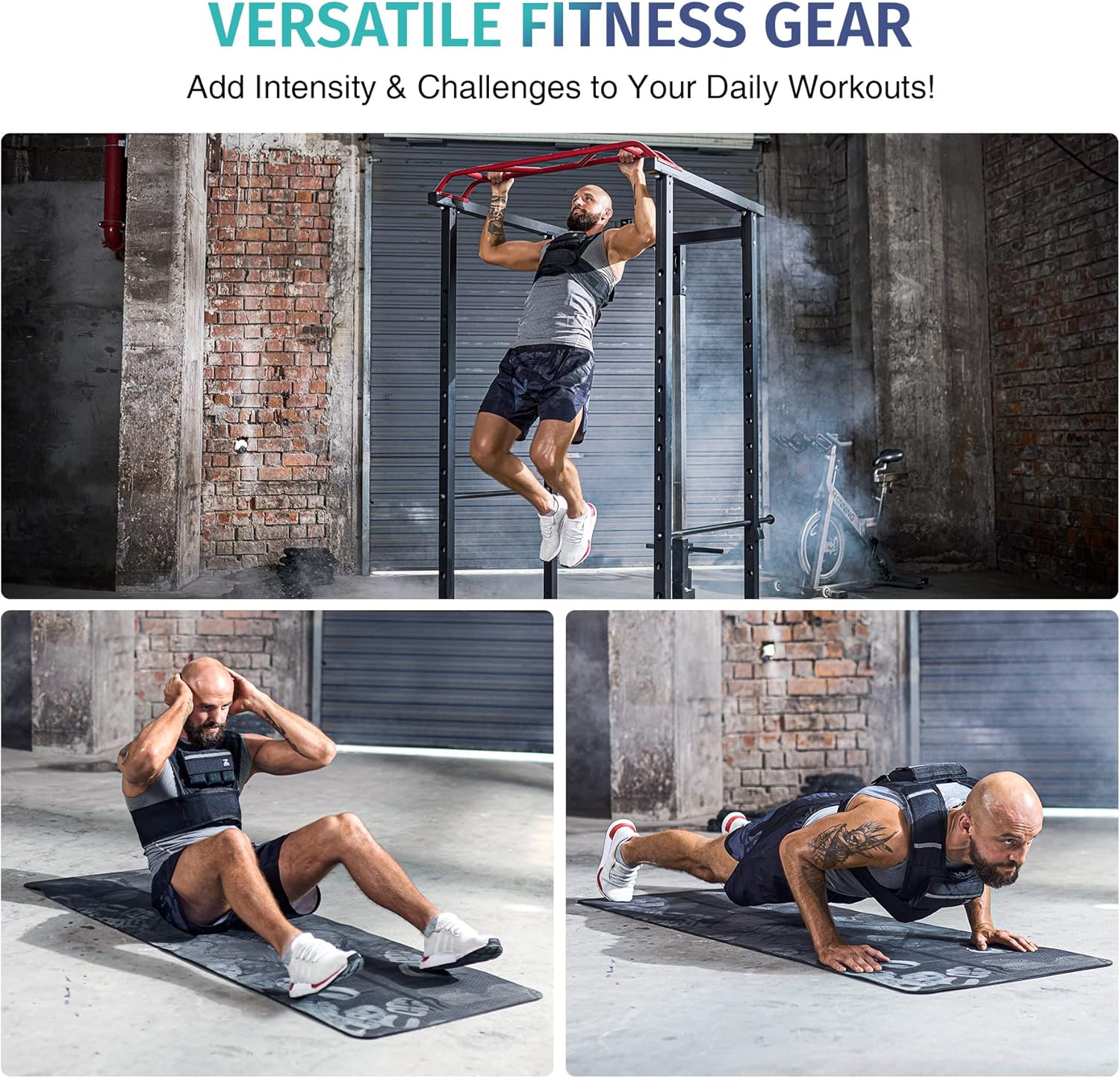 Armor Y-Shaped Weighted Vest - Adjustable Weight - 23lb