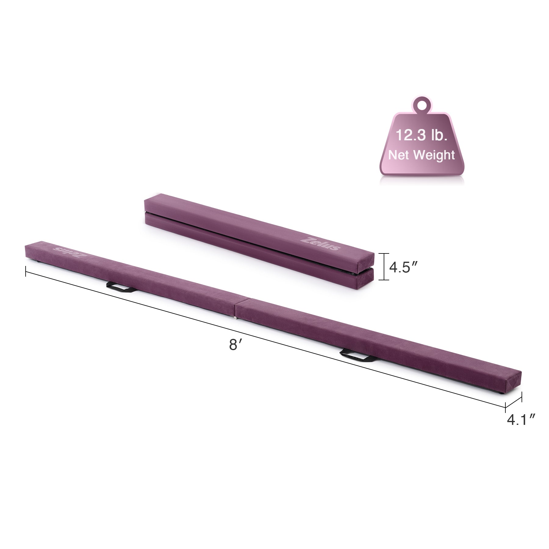 Zelus yoga mat and carrying case with colorful options