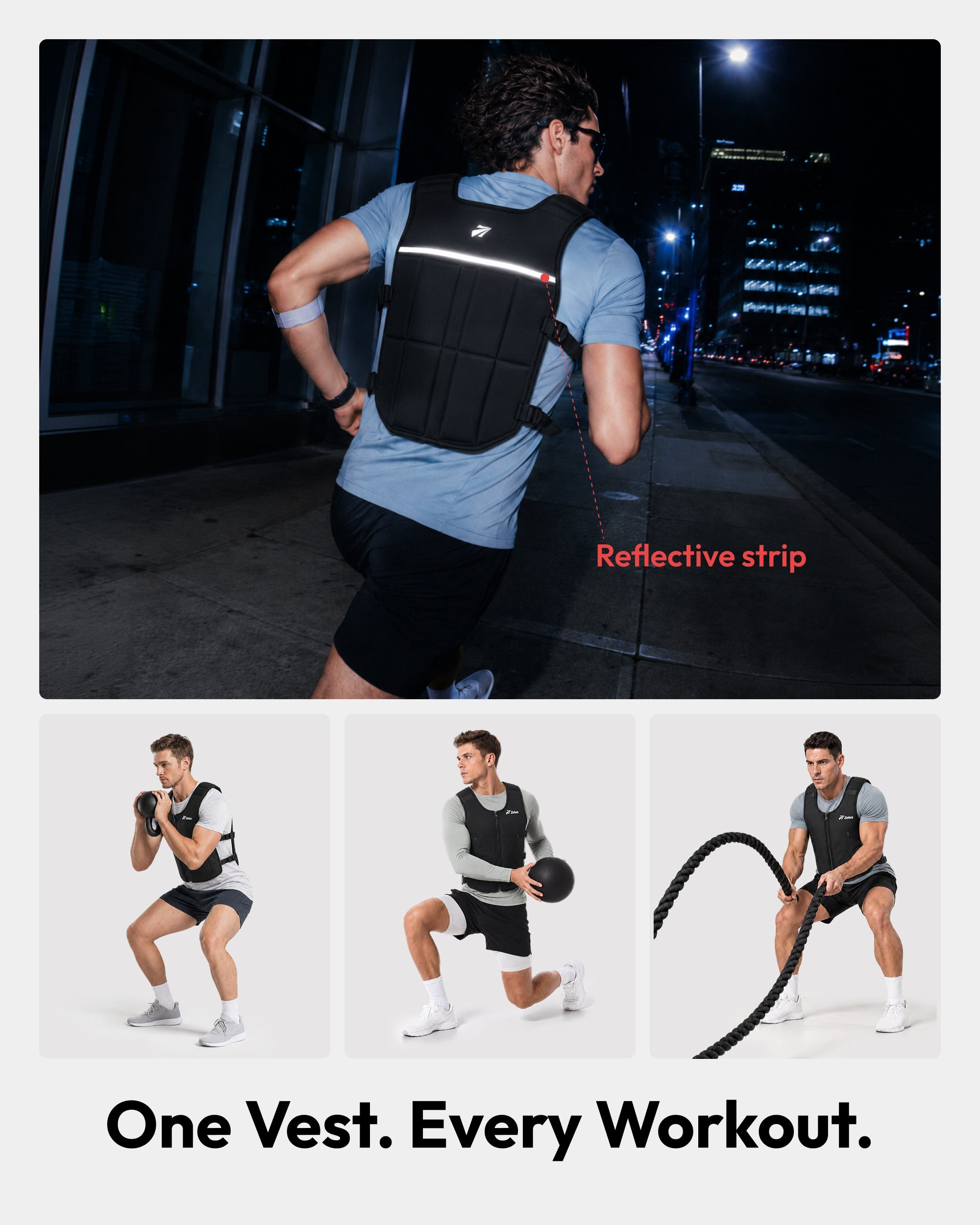 Z-Fit™ Slim Flex Adjustable Weighted Vest