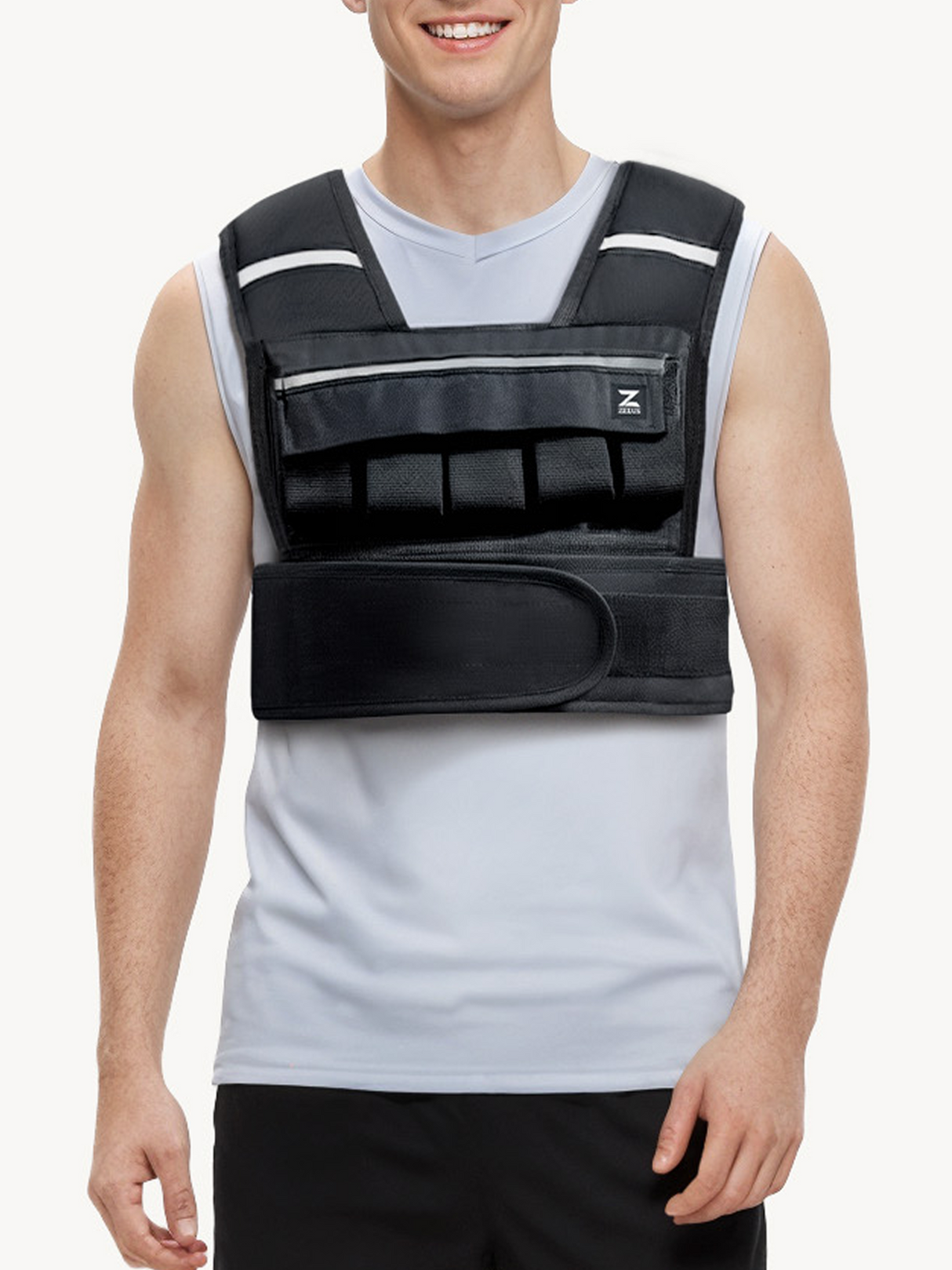 Classic Y-Shaped  Weighted Vest - Adjustable Weight
