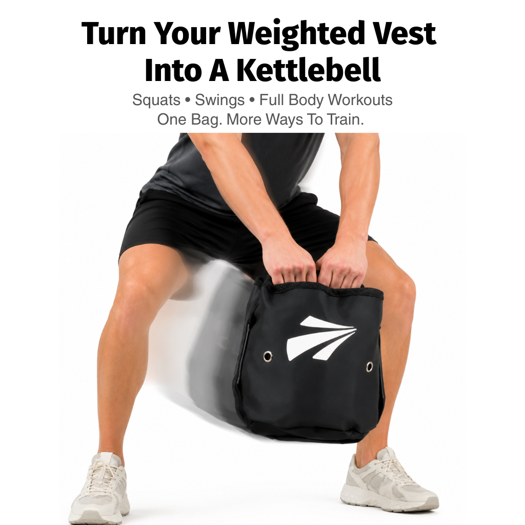 ZELUS Z-Bag, Weighted Vest Storage Bag, Kettlebell Converter for Classic Weight Vest