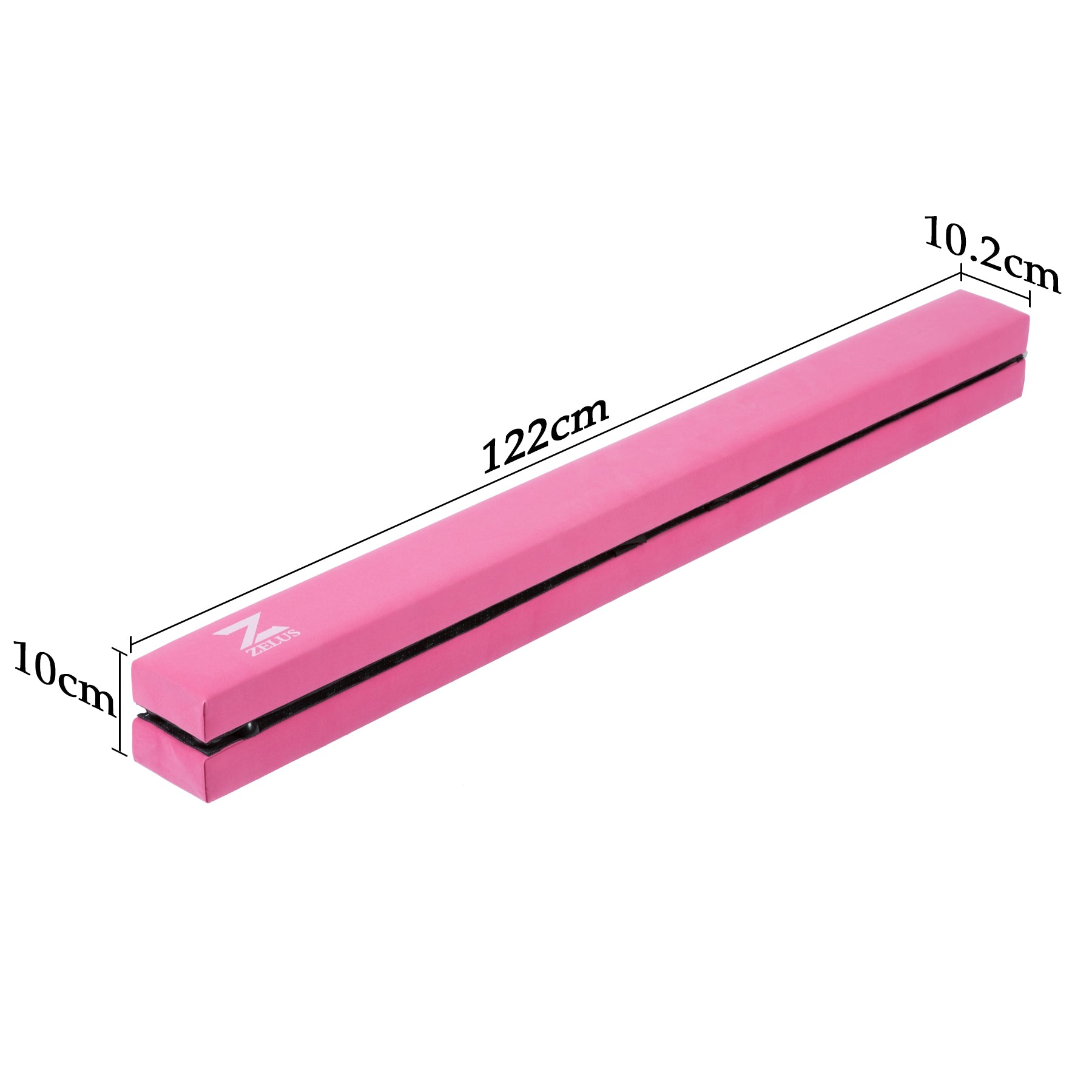 folding gymnastics balance beam for home pink