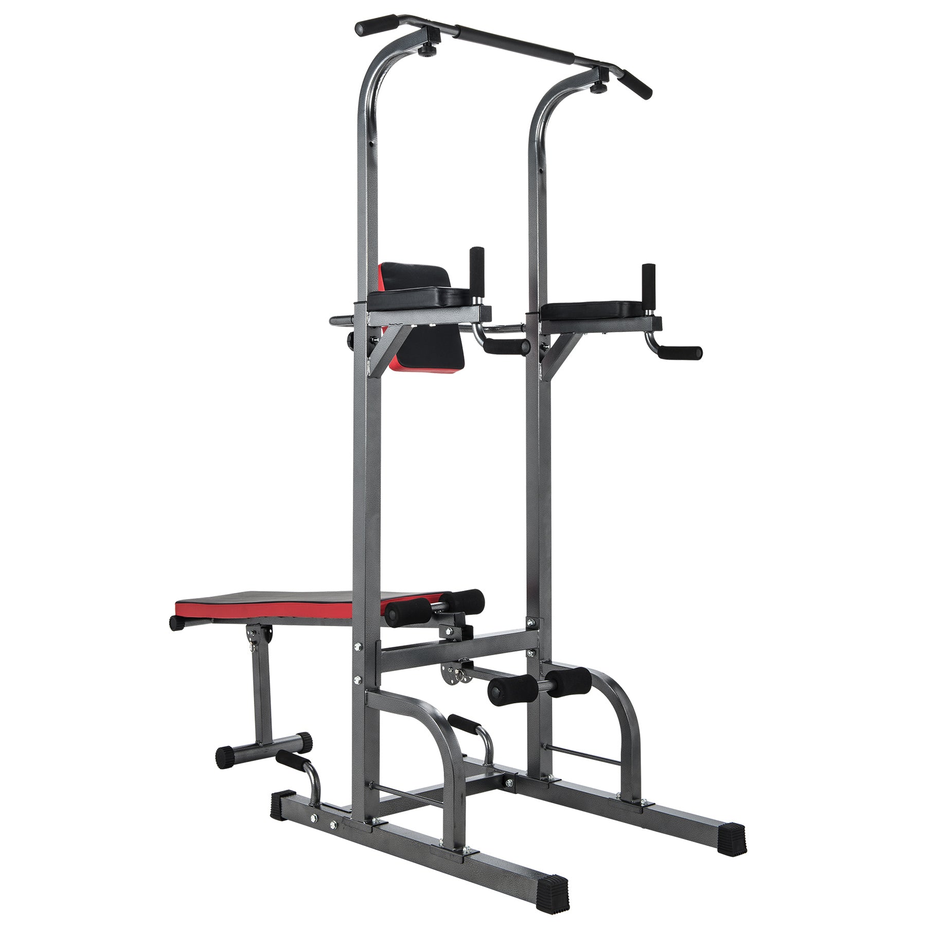 Power Tower Pull Up Bar with Dip Station