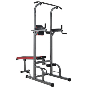 Power Tower Pull Up Bar with Dip Station