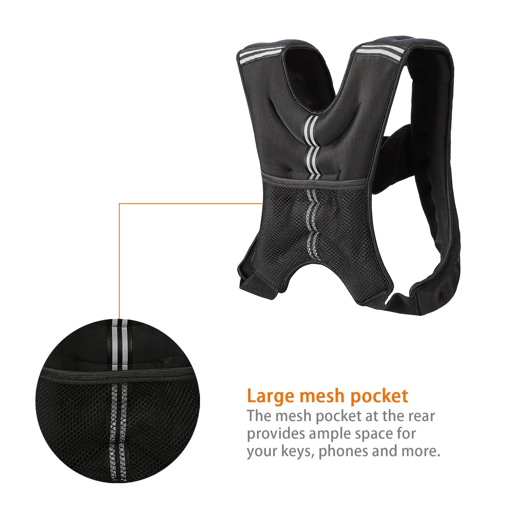 20lbs Weighted Training Vest for Running, Cardio Exercises 20lbs Weighted Training Vest for Running, Cardio Exercises