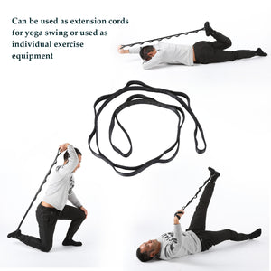yoga hammock stretching