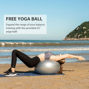 yoga ball for balance core strength training