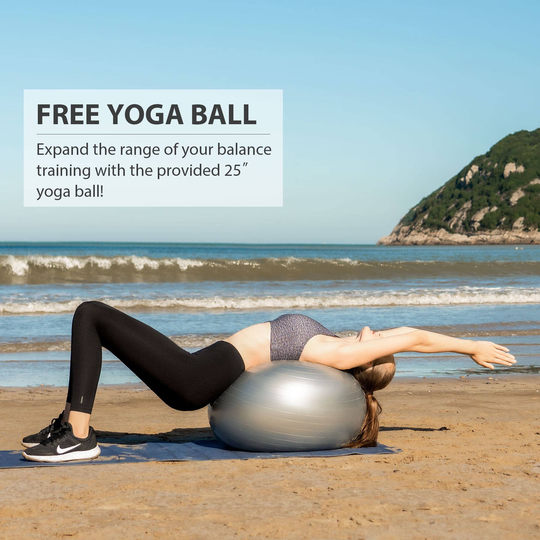 Half Balance Ball with Yoga Ball - Zelus Fitness