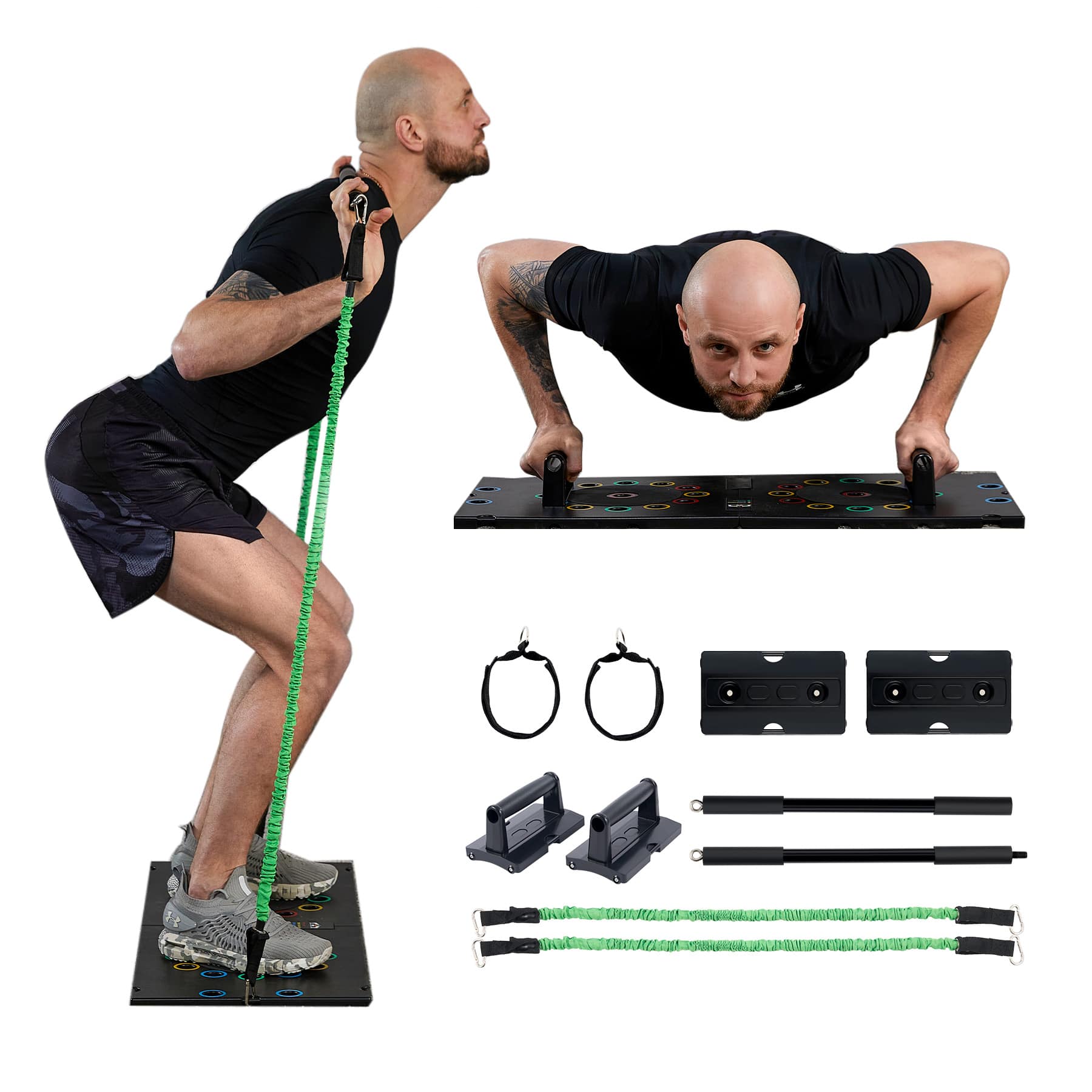  BODY RHYTHM Portable Home Gym Workout Equipment