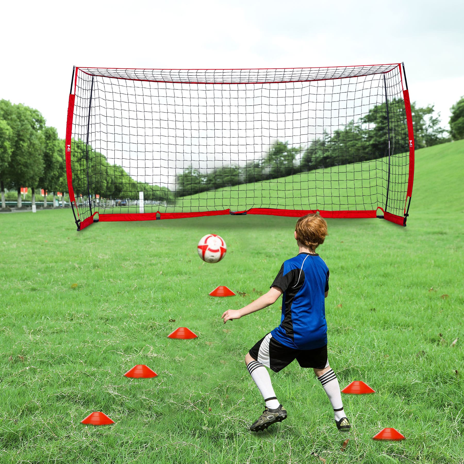 12x6 ft Portable Soccer Goal Set for Outdoor Sports - Zelus