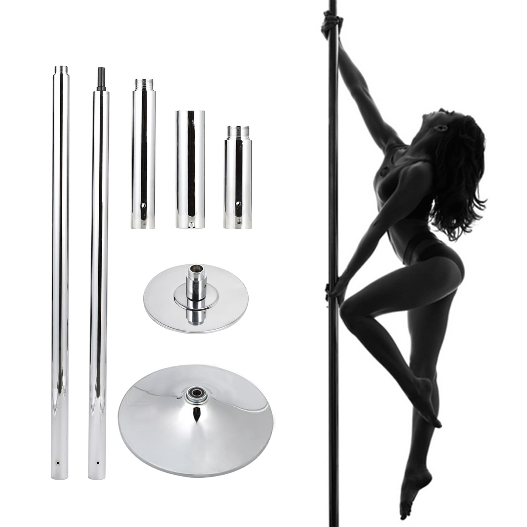 WeValor Spinning Dance Pole Kit, outlet Portable Dancing Pole for Beginner