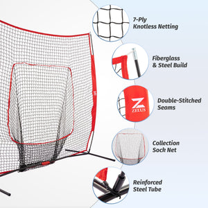 baseball softball net kit w sock net