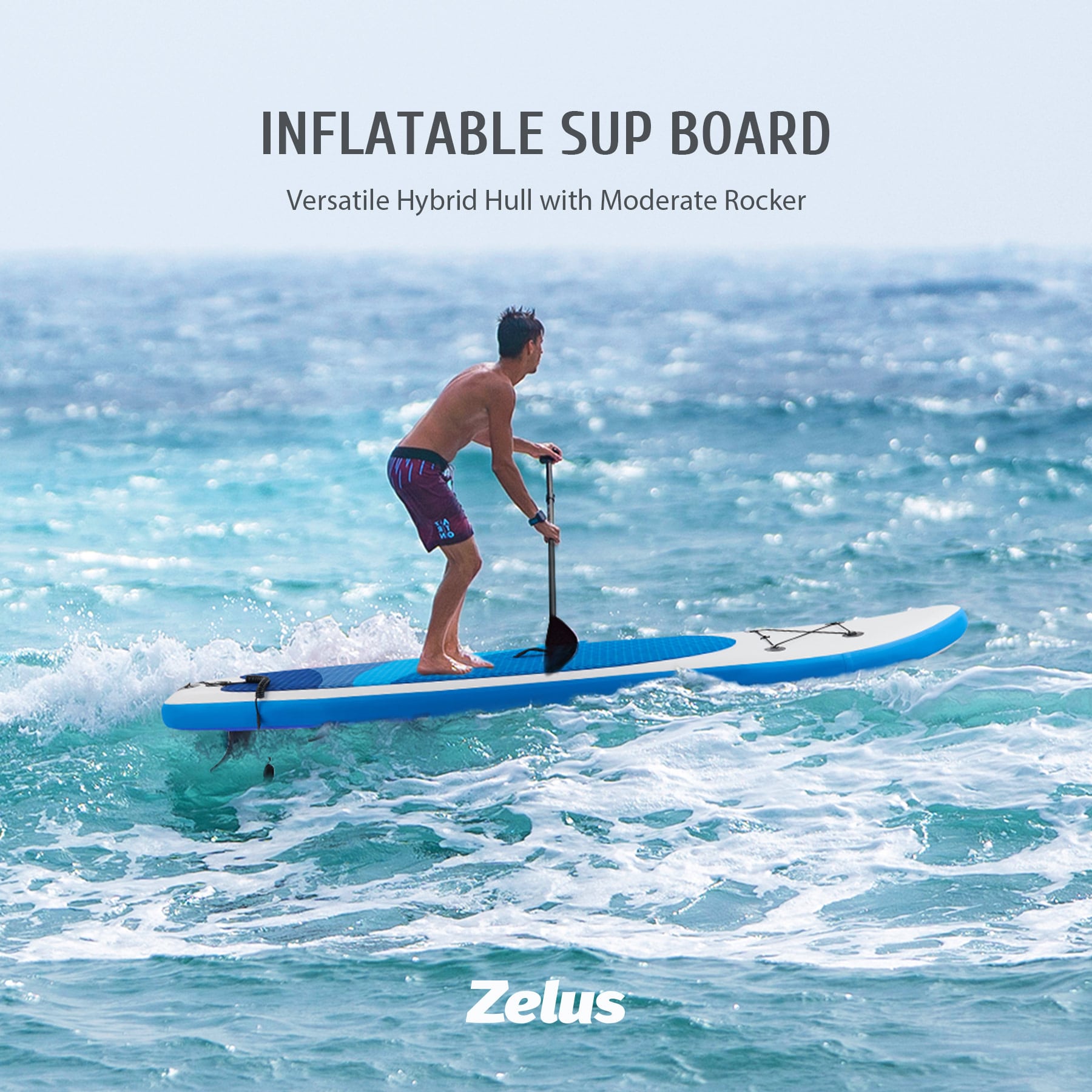 Inflatable Surfboard, Stand-Up 10\'6\